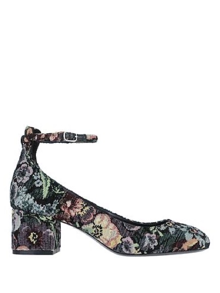Sandro Mary Jane Multicolor Jacquard Shoes Size 40